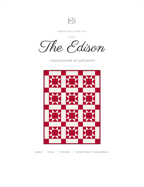 The Edison Quilt Pattern PDF